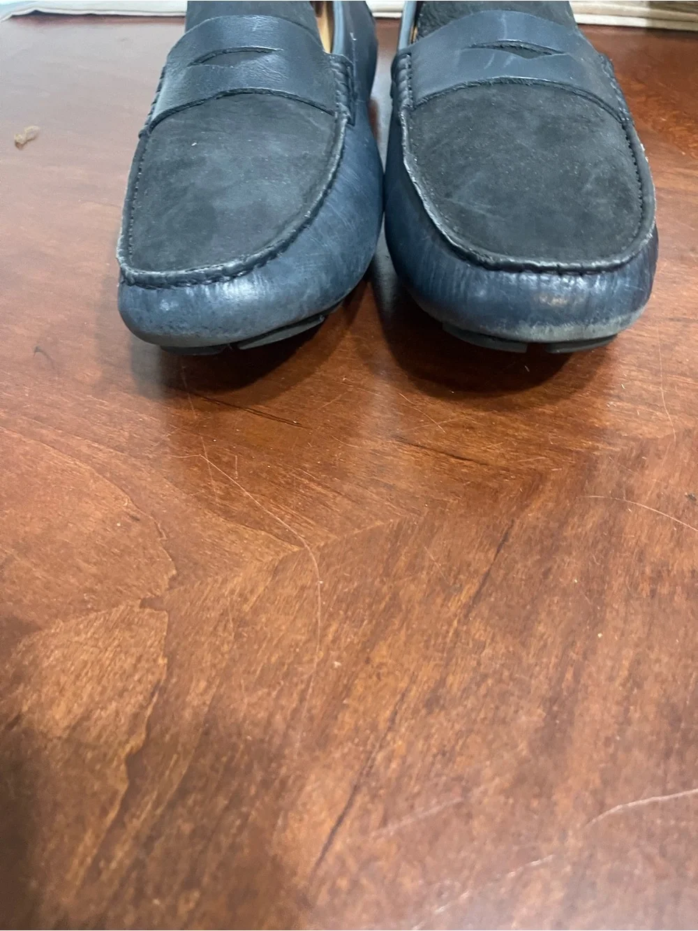 Mercanti Fiorentini Navy Nubuck Leather Loafer relax
